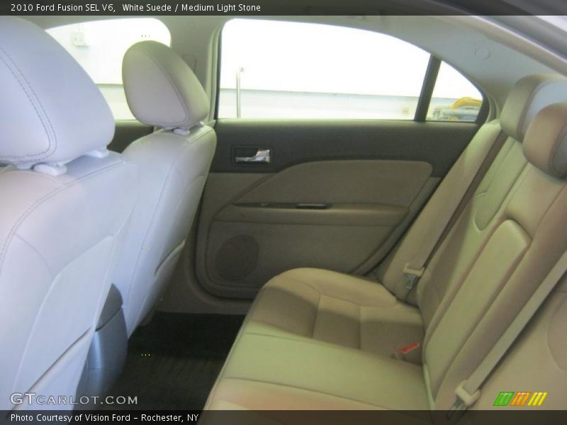 White Suede / Medium Light Stone 2010 Ford Fusion SEL V6