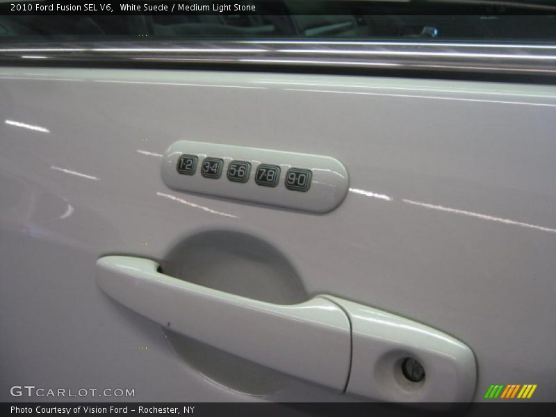 White Suede / Medium Light Stone 2010 Ford Fusion SEL V6