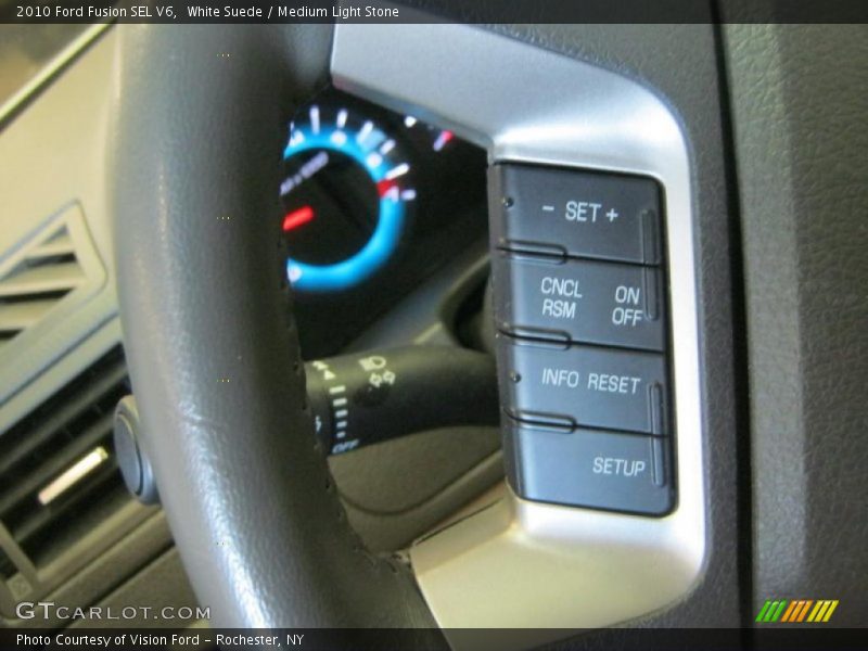 White Suede / Medium Light Stone 2010 Ford Fusion SEL V6