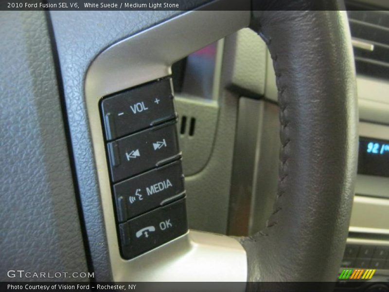 White Suede / Medium Light Stone 2010 Ford Fusion SEL V6