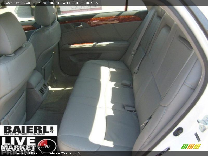 Blizzard White Pearl / Light Gray 2007 Toyota Avalon Limited