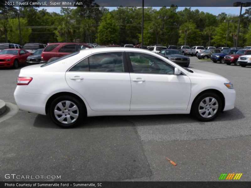 Super White / Ash 2011 Toyota Camry LE