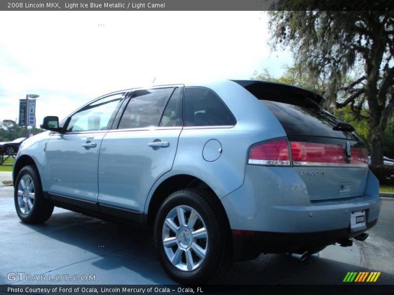 Light Ice Blue Metallic / Light Camel 2008 Lincoln MKX