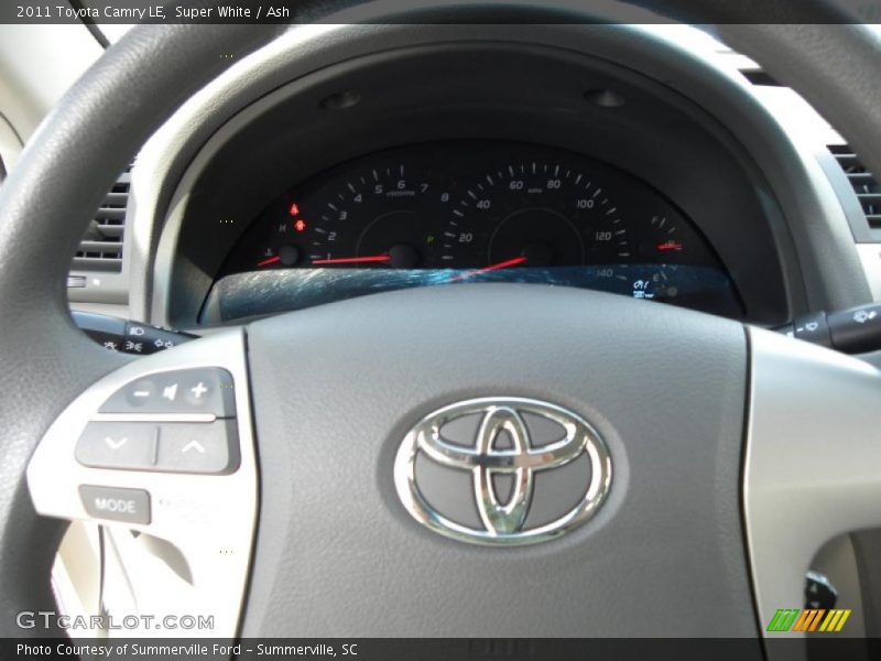 Super White / Ash 2011 Toyota Camry LE