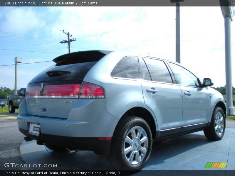 Light Ice Blue Metallic / Light Camel 2008 Lincoln MKX