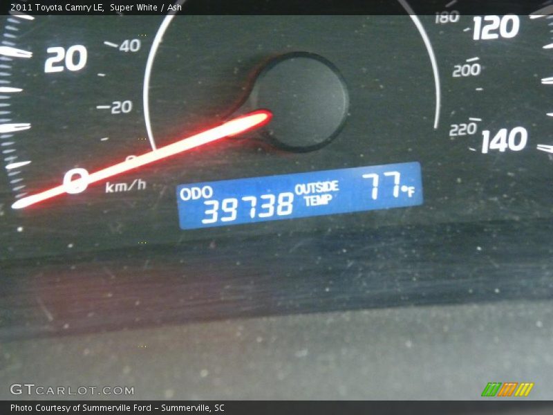Super White / Ash 2011 Toyota Camry LE