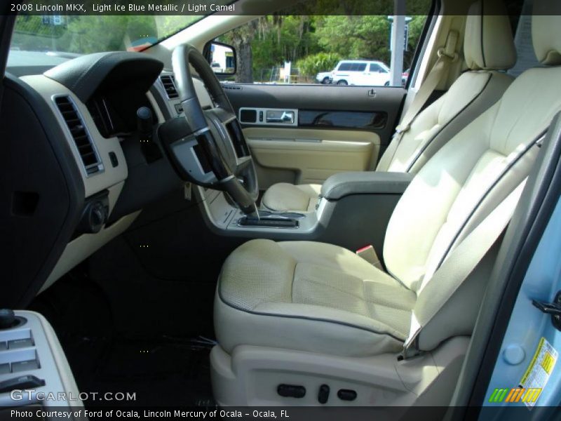 Light Ice Blue Metallic / Light Camel 2008 Lincoln MKX