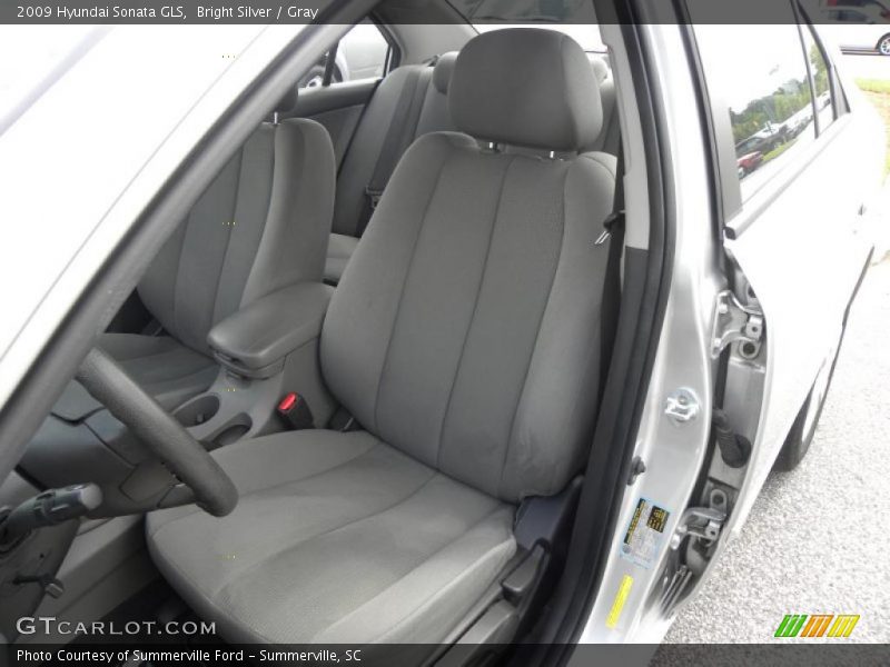 Bright Silver / Gray 2009 Hyundai Sonata GLS