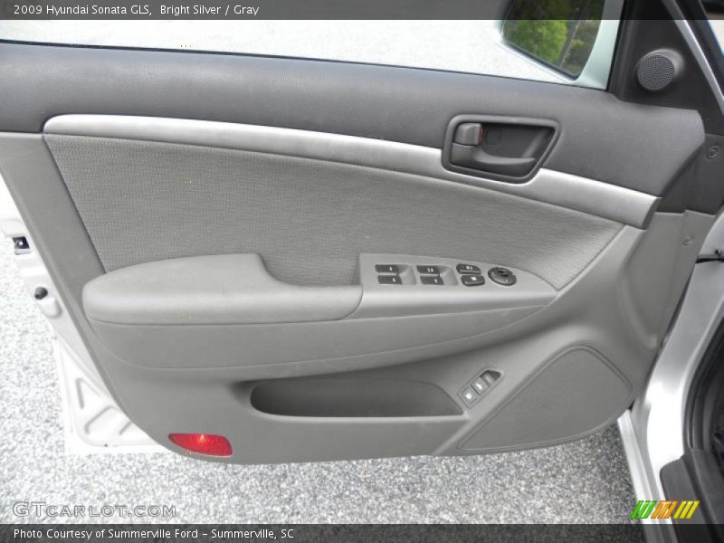 Bright Silver / Gray 2009 Hyundai Sonata GLS