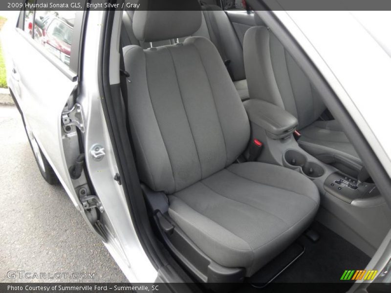 Bright Silver / Gray 2009 Hyundai Sonata GLS