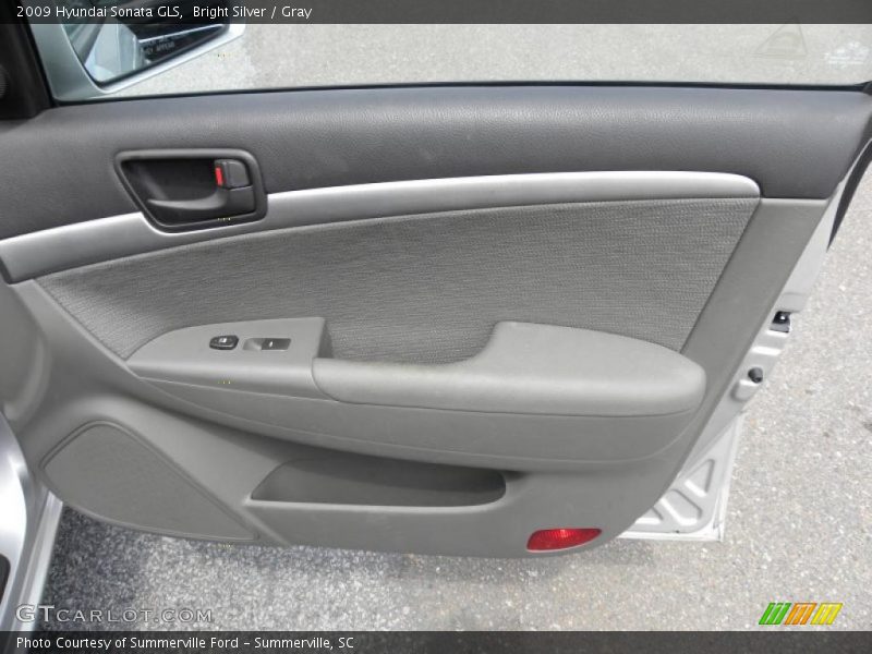 Bright Silver / Gray 2009 Hyundai Sonata GLS