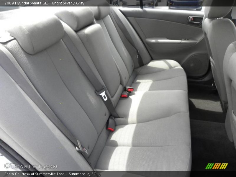 Bright Silver / Gray 2009 Hyundai Sonata GLS