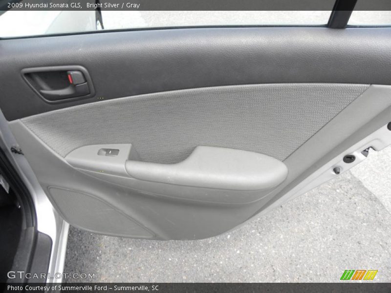 Bright Silver / Gray 2009 Hyundai Sonata GLS