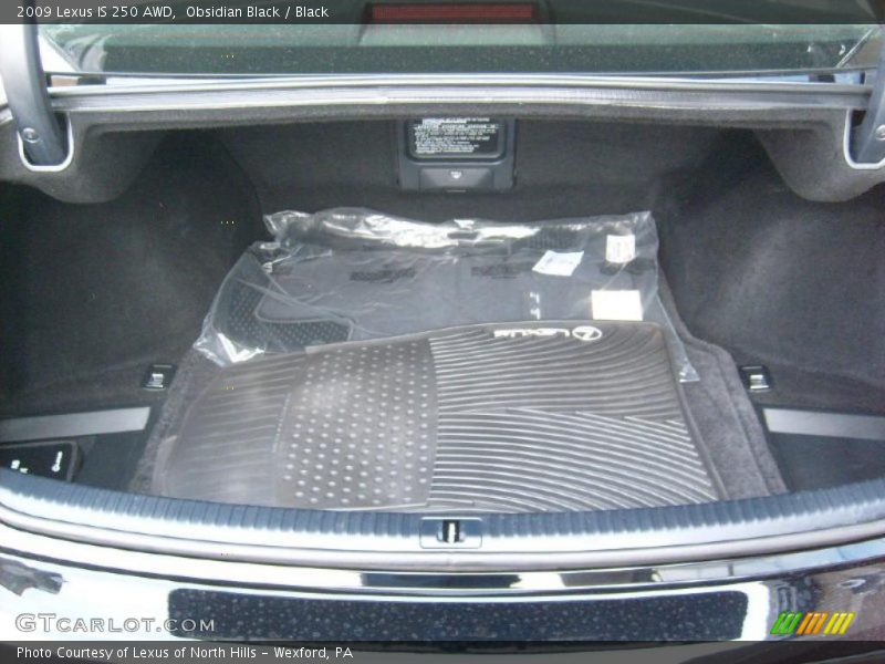 Obsidian Black / Black 2009 Lexus IS 250 AWD