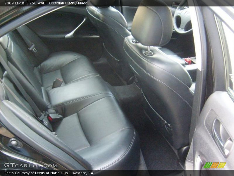 Obsidian Black / Black 2009 Lexus IS 250 AWD
