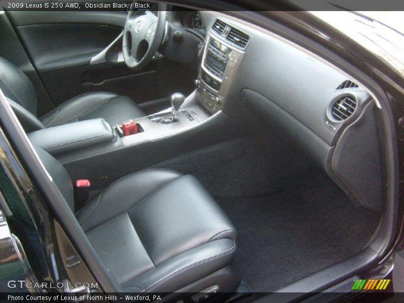 Obsidian Black / Black 2009 Lexus IS 250 AWD