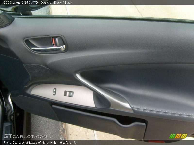 Obsidian Black / Black 2009 Lexus IS 250 AWD