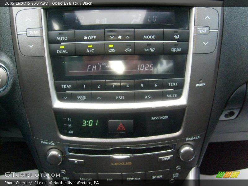 Obsidian Black / Black 2009 Lexus IS 250 AWD