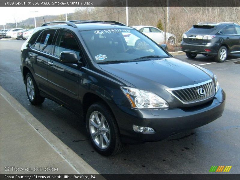 Smokey Granite / Black 2009 Lexus RX 350 AWD