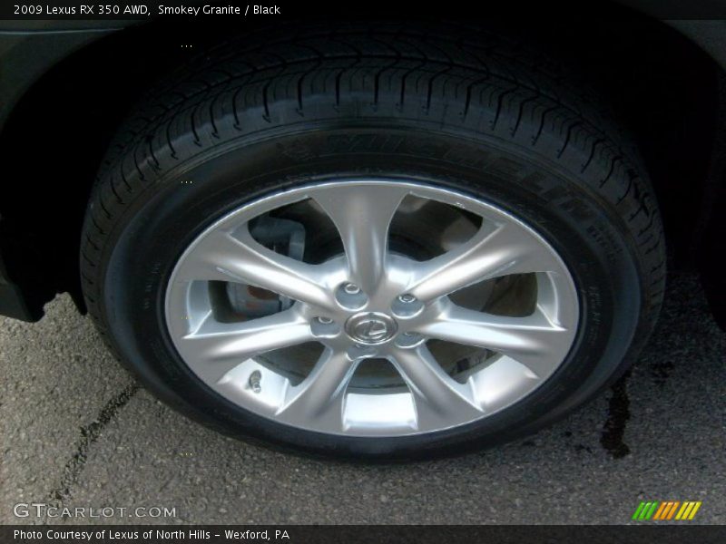 Smokey Granite / Black 2009 Lexus RX 350 AWD