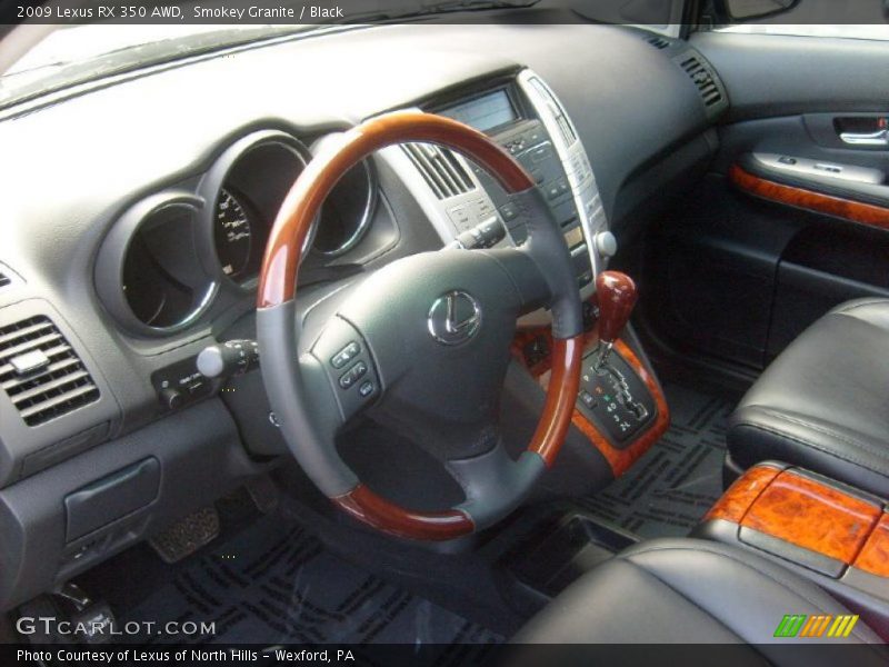 Smokey Granite / Black 2009 Lexus RX 350 AWD