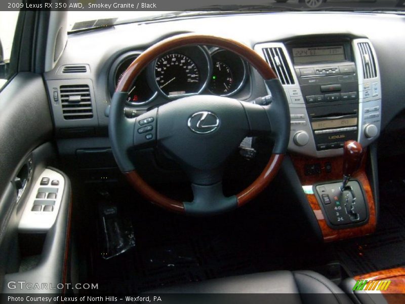 Smokey Granite / Black 2009 Lexus RX 350 AWD