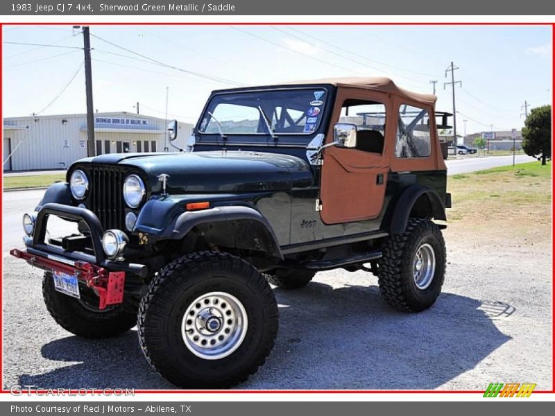 Front 3/4 View of 1983 CJ 7 4x4
