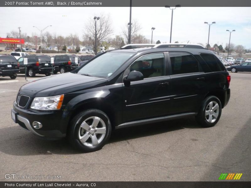 Black / Ebony/Cashmere 2007 Pontiac Torrent AWD