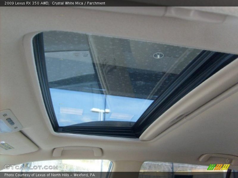 Crystal White Mica / Parchment 2009 Lexus RX 350 AWD