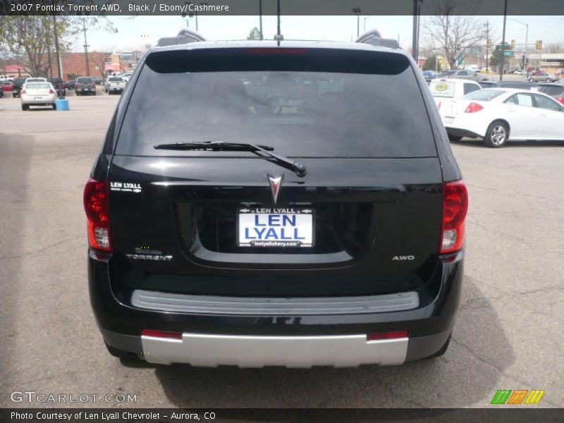 Black / Ebony/Cashmere 2007 Pontiac Torrent AWD