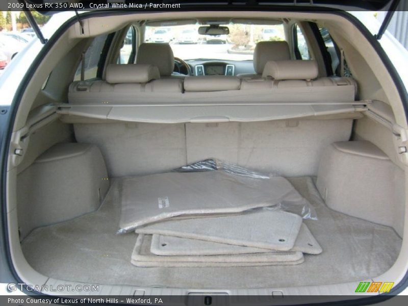 Crystal White Mica / Parchment 2009 Lexus RX 350 AWD