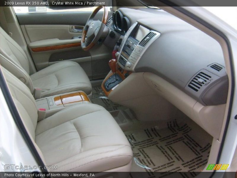Crystal White Mica / Parchment 2009 Lexus RX 350 AWD
