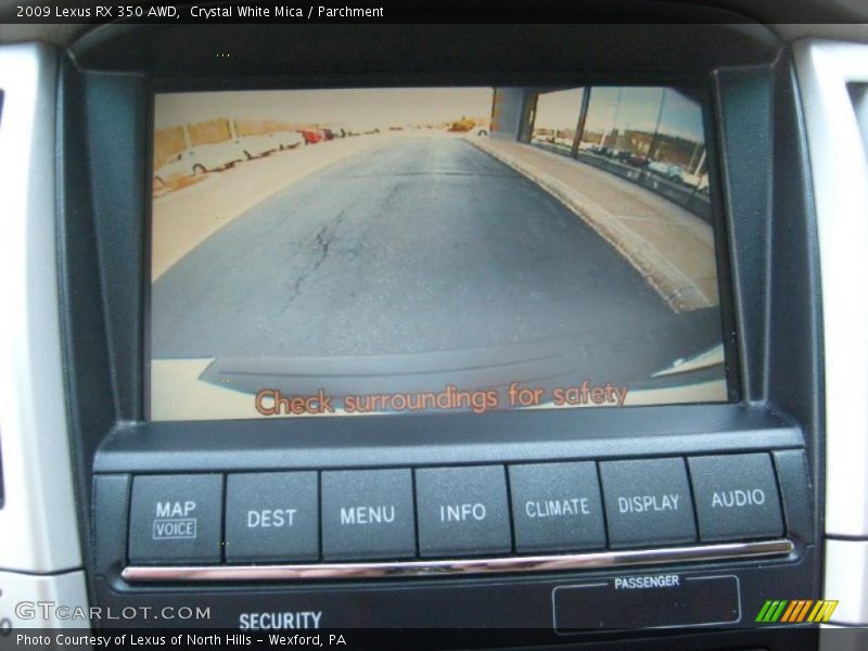 Crystal White Mica / Parchment 2009 Lexus RX 350 AWD
