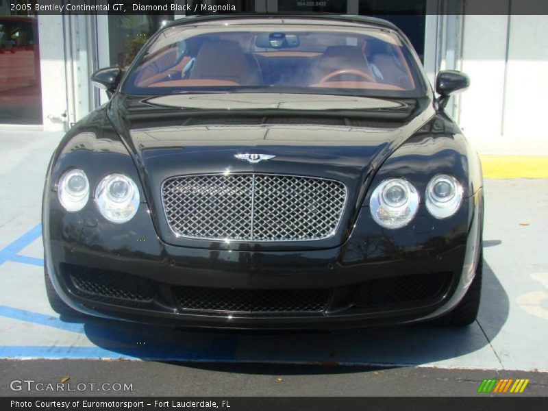 Diamond Black / Magnolia 2005 Bentley Continental GT