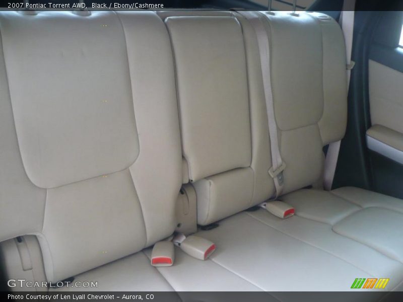 Black / Ebony/Cashmere 2007 Pontiac Torrent AWD