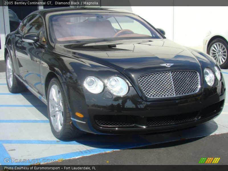 Diamond Black / Magnolia 2005 Bentley Continental GT