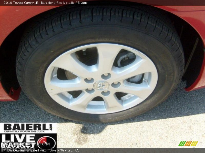 Barcelona Red Metallic / Bisque 2010 Toyota Camry LE
