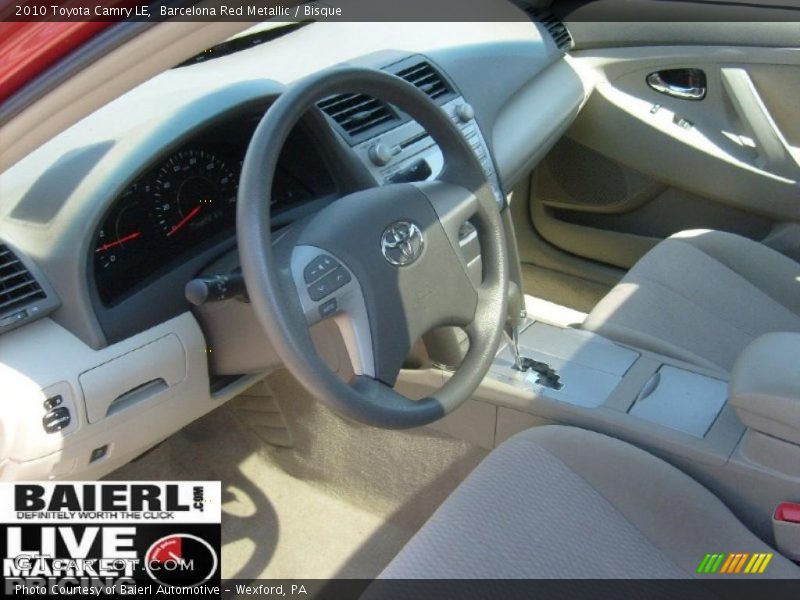 Barcelona Red Metallic / Bisque 2010 Toyota Camry LE