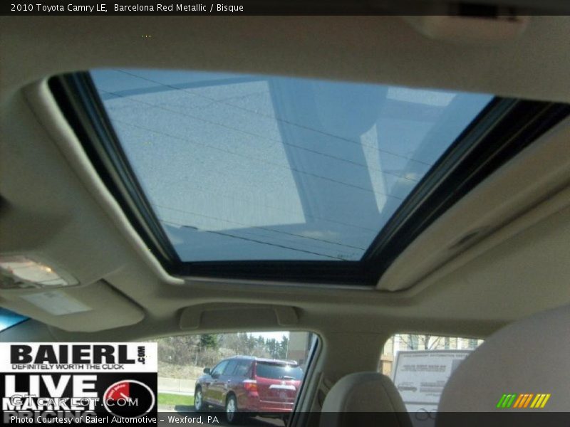 Barcelona Red Metallic / Bisque 2010 Toyota Camry LE