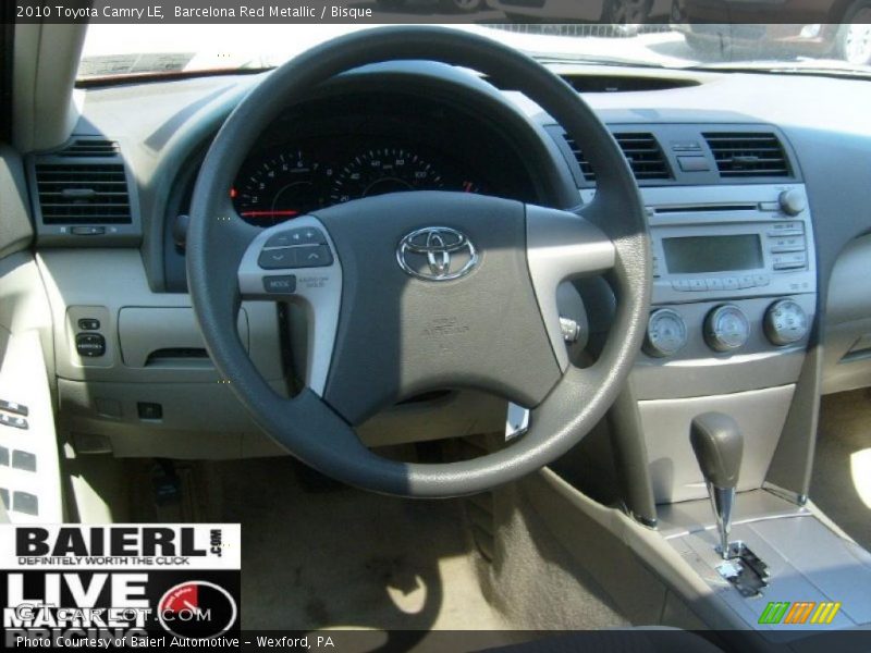 Barcelona Red Metallic / Bisque 2010 Toyota Camry LE