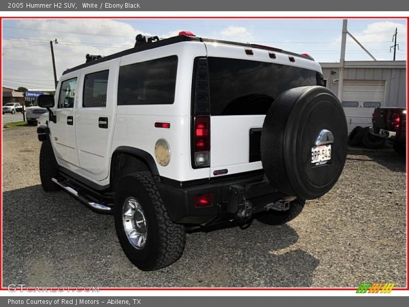 White / Ebony Black 2005 Hummer H2 SUV