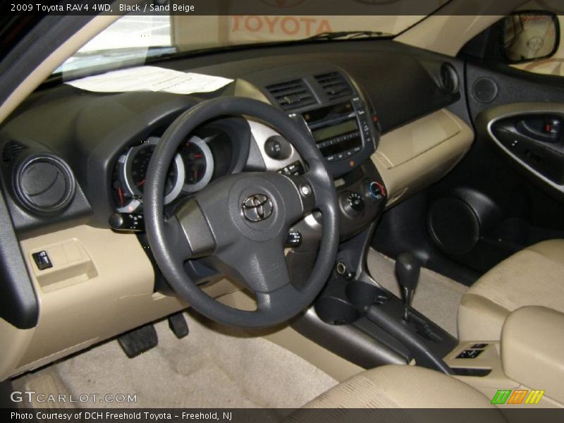 Black / Sand Beige 2009 Toyota RAV4 4WD