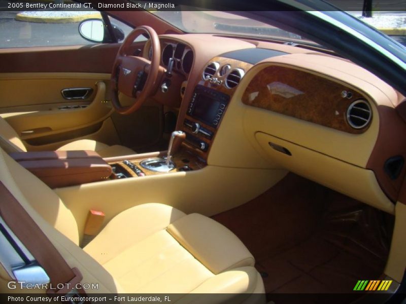 Diamond Black / Magnolia 2005 Bentley Continental GT