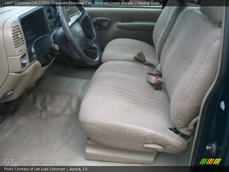  1997 C/K C1500 Cheyenne Extended Cab Neutral Shale Interior