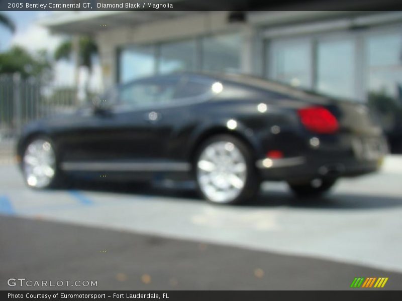 Diamond Black / Magnolia 2005 Bentley Continental GT