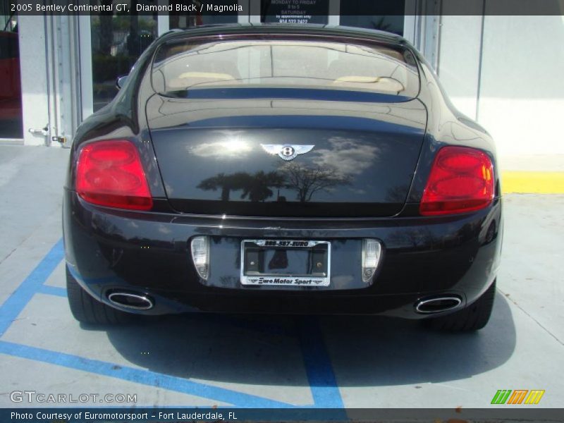 Diamond Black / Magnolia 2005 Bentley Continental GT