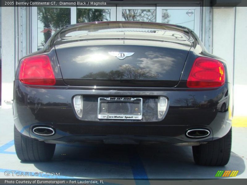Diamond Black / Magnolia 2005 Bentley Continental GT
