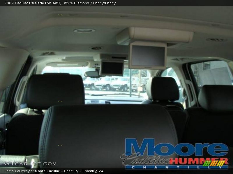 White Diamond / Ebony/Ebony 2009 Cadillac Escalade ESV AWD