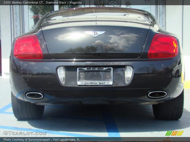 Diamond Black / Magnolia 2005 Bentley Continental GT