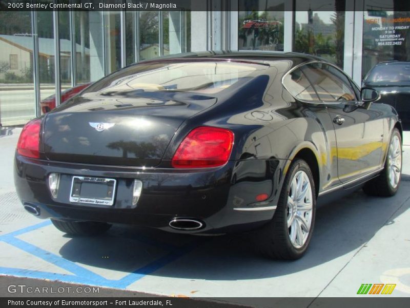 Diamond Black / Magnolia 2005 Bentley Continental GT